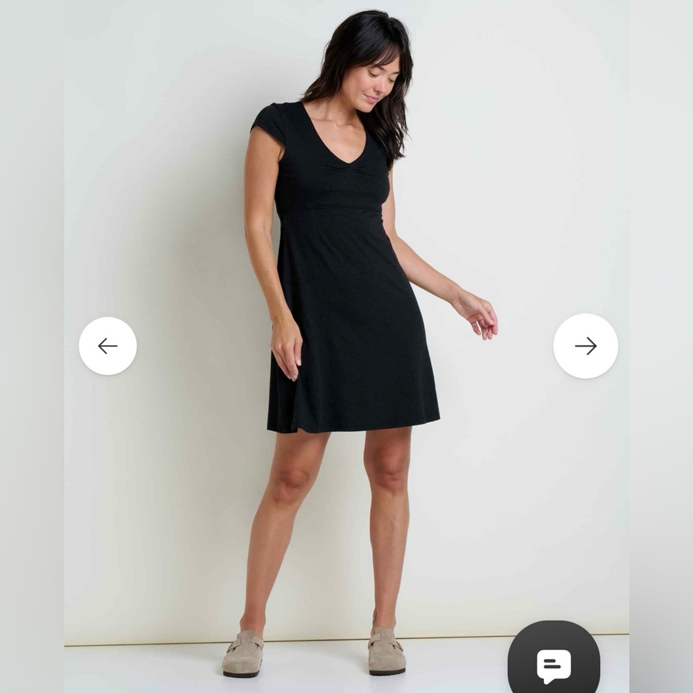 Horny Toad // Toad&Co A-line dress XS in black